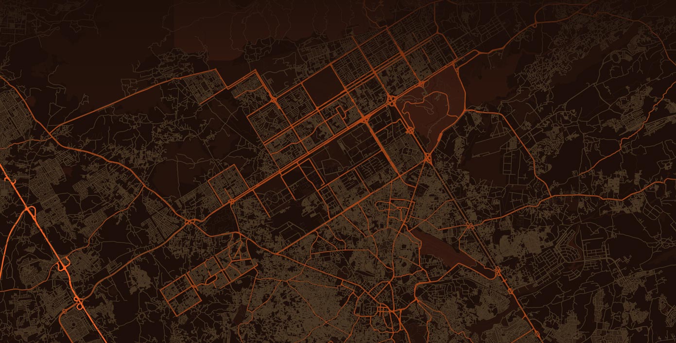Twin Cities Background Map